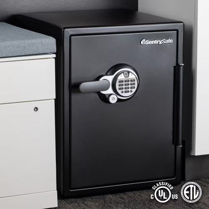 2.0 Cu. Ft. Fireproof & Waterproof Safe with Biometric Fingerprint Lock