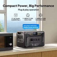 7884Wh Solar Generator, 3840W Output Power Station Lifepo4 Battery Generator Combo for Home Backup