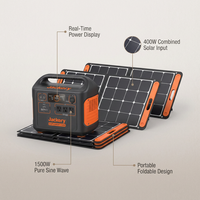 Solar Generator 1500 (Includes (1) Explorer 1500 + (4) Solarsaga 100W) — Lifestyle