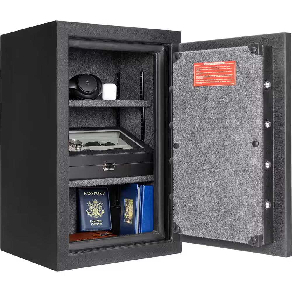 2.02 Cu. Ft. Fireproof Safe with Biometric and Digital Keypad Safe
