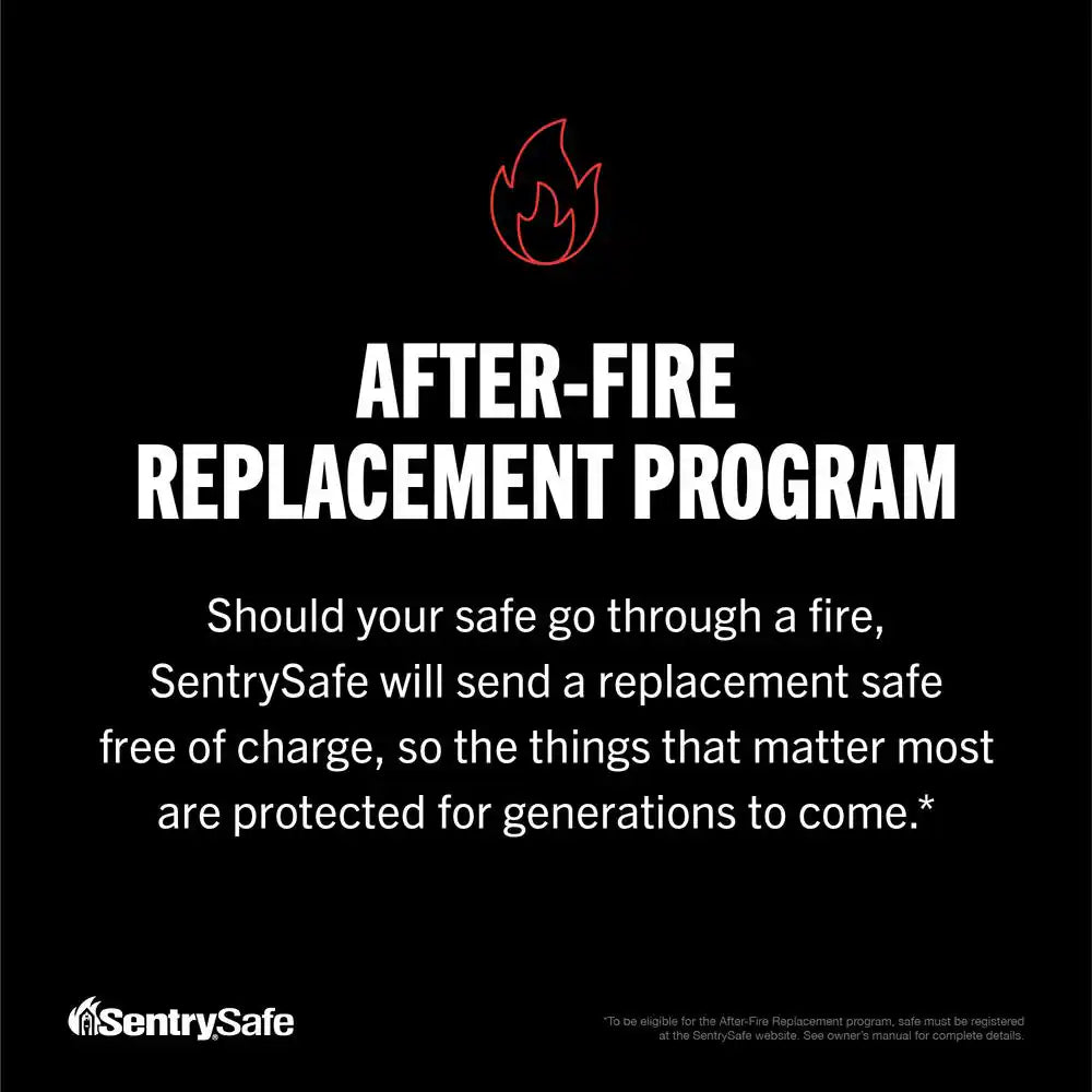 2.0 Cu. Ft. Fireproof & Waterproof Safe with Biometric Fingerprint Lock